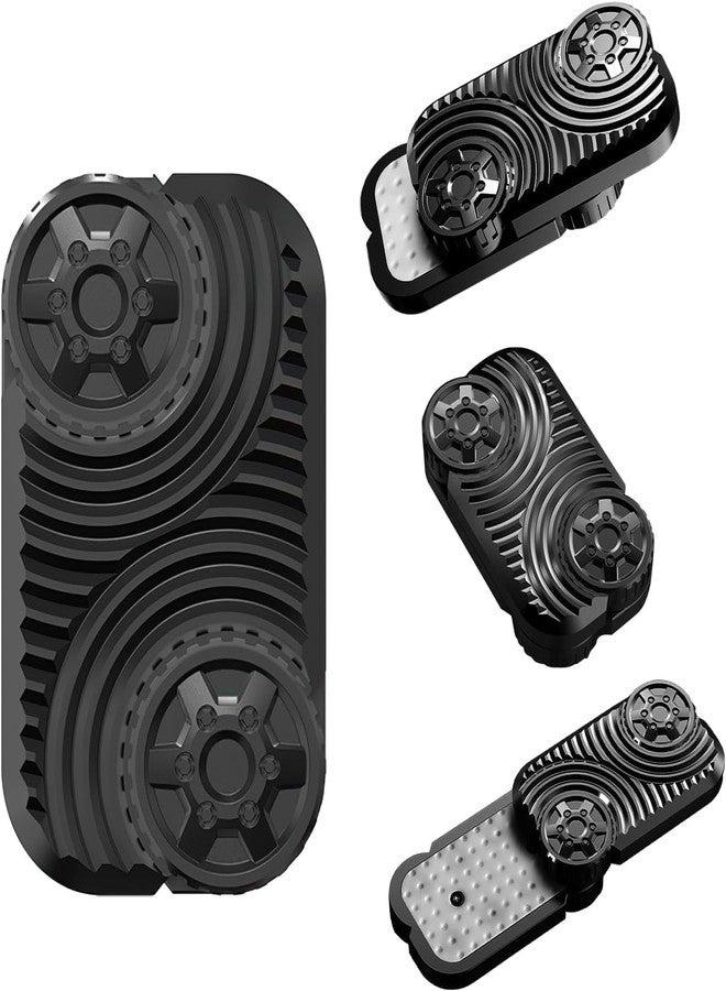 7JI EDC Metal Fidget Slider, Magic Push Slider Fidget Blocks, Fidget Slider, Adult ADHD EDC Toys, Adult Stress Relief, Autism - Image 1